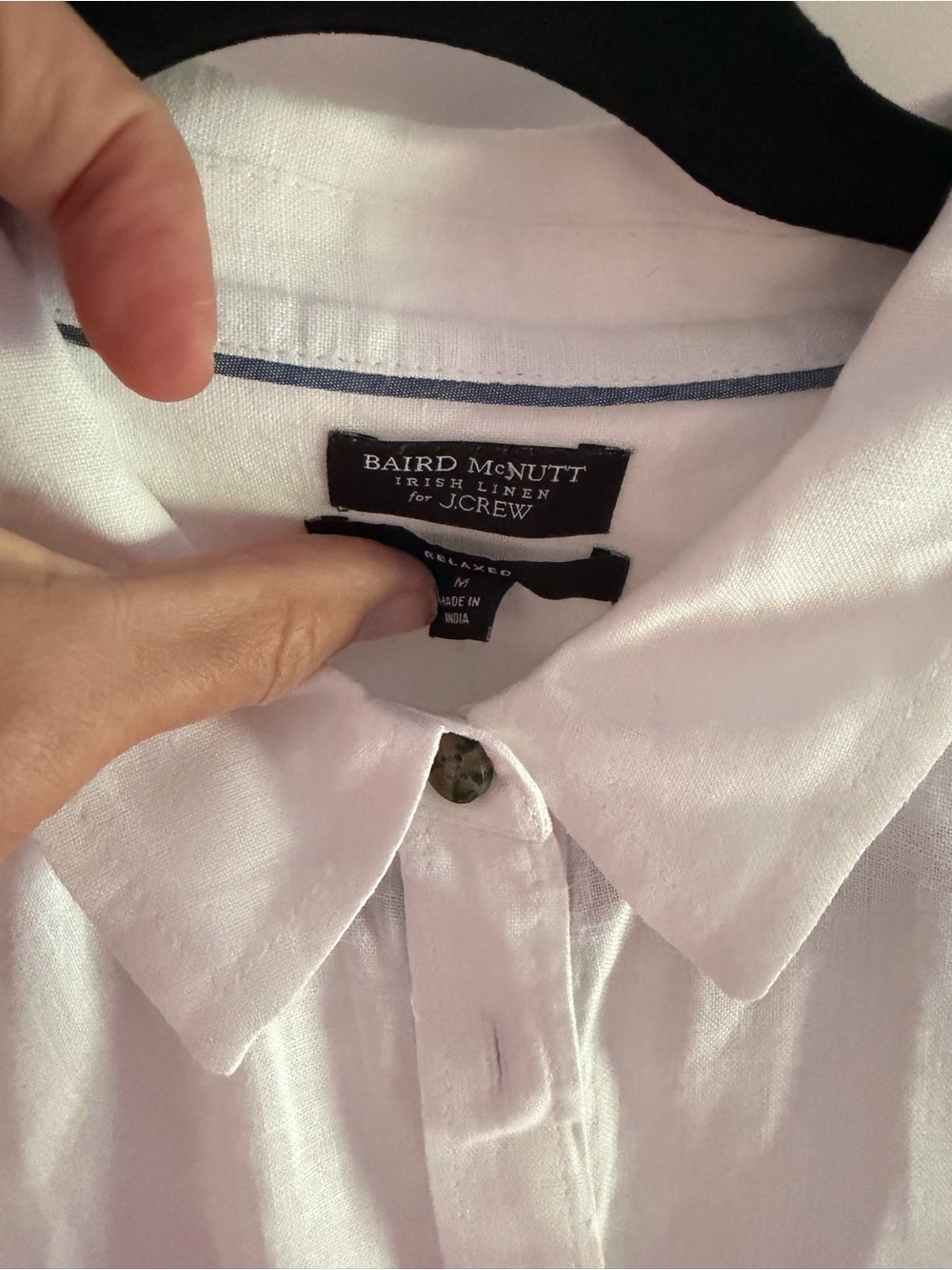 J. Crew White Short-Sleeve linen Shirt - Picture 2 of 4